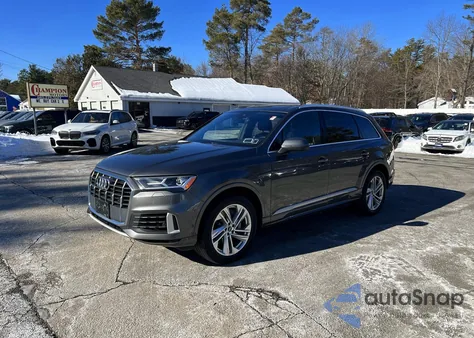 2021 Audi Q7 Premium из США, поврежденный, VIN WA1AXAF78MD021696